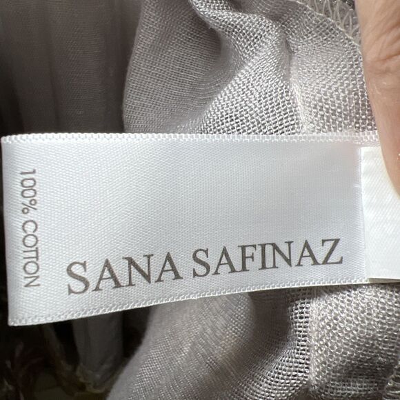 Sana Safinaz Embroidered Open Front Coat Jacket Small Fairycore Ethereal Floral - Picture 9 of 14